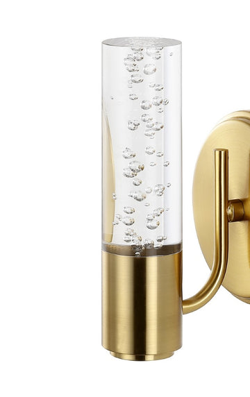 Bolha Minimalist Modern Bubble Acrylic/Iron Integrated LED Vanity Light - JONATHAN Y